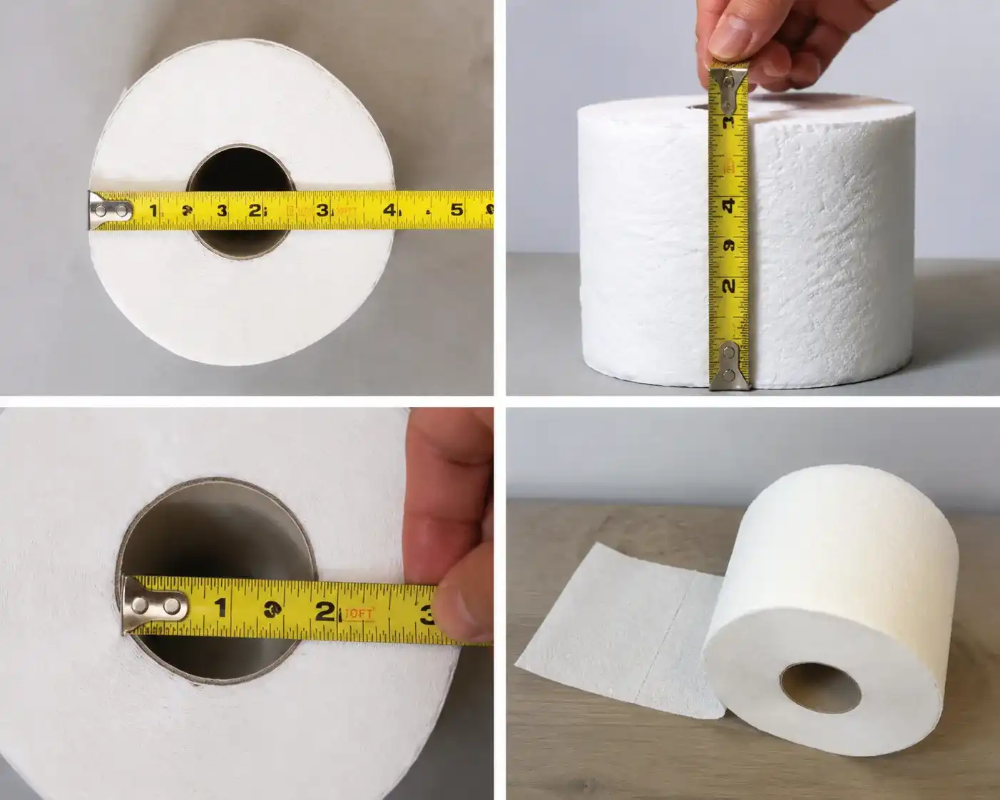 How to Measure a Toilet Paper Roll How to Measure a Toilet Paper Roll