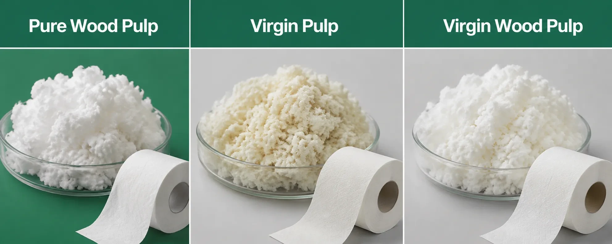 Pure Wood Pulp vs Virgin Pulp vs Virgin Wood Pulp in Toilet Paper Pure Wood Pulp vs Virgin Pulp vs Virgin Wood Pulp in Toilet Paper