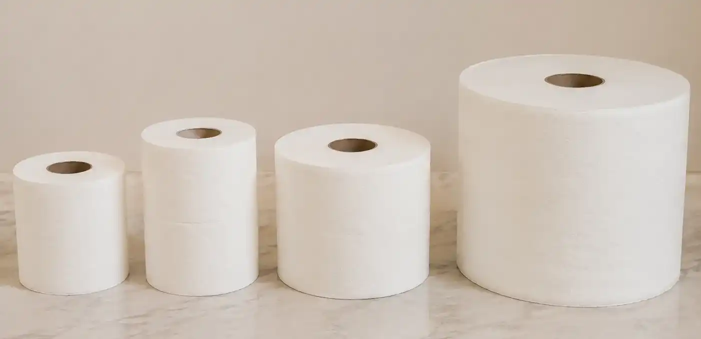 Toilet Paper Roll Size at a Glance Toilet Paper Roll Size at a Glance