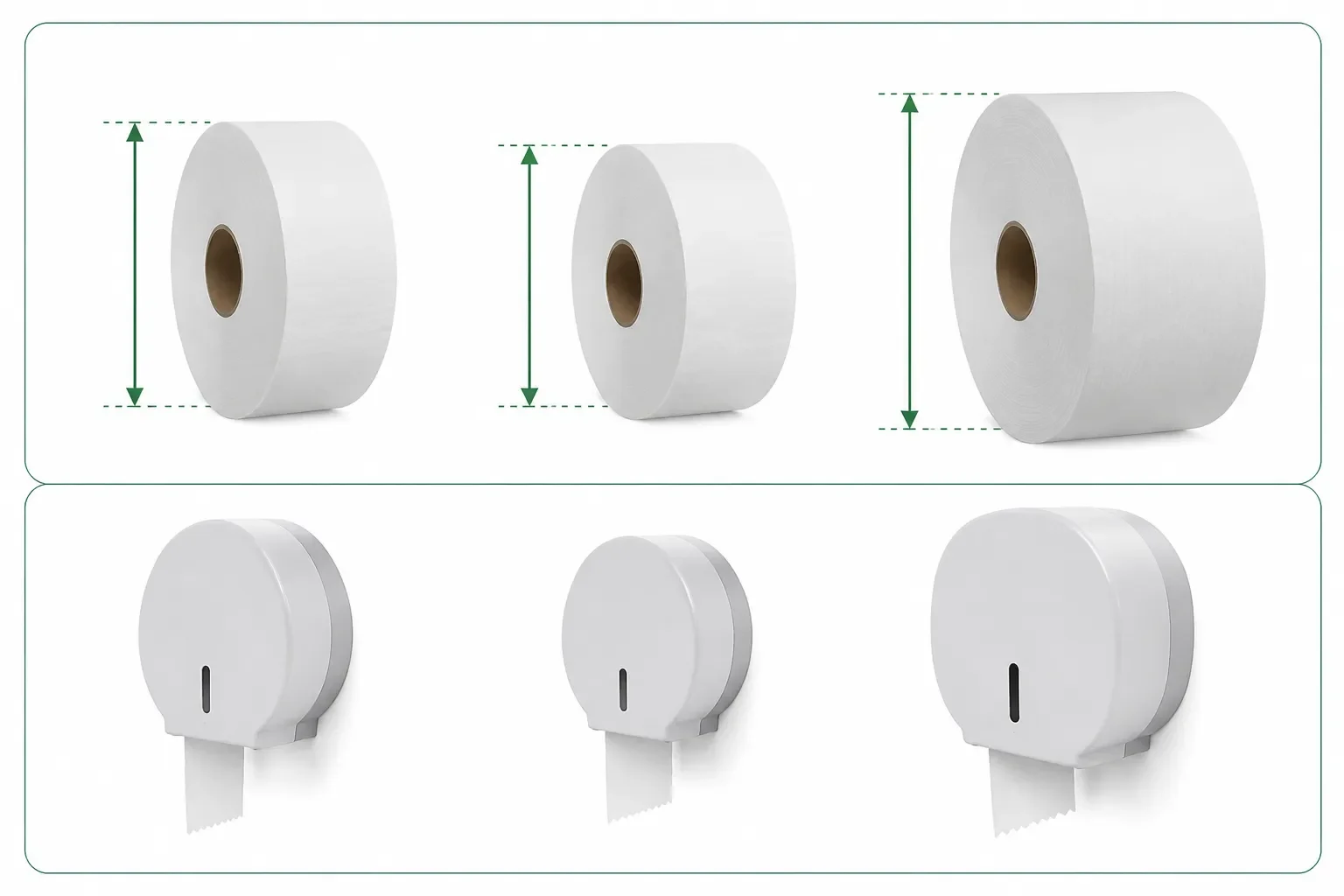 Jumbo Roll Toilet Paper vs Junior Jumbo Roll vs Mega Roll Jumbo Roll Toilet Paper vs Junior Jumbo Roll vs Mega Roll