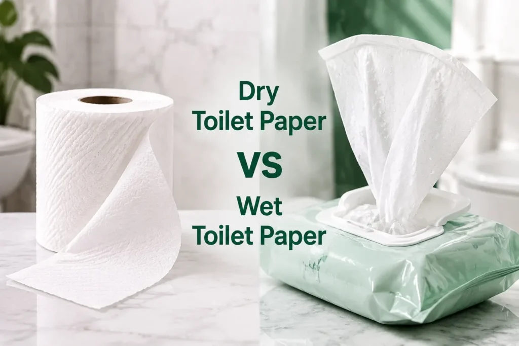 Dry Toilet Paper vs Wet Toilet Paper