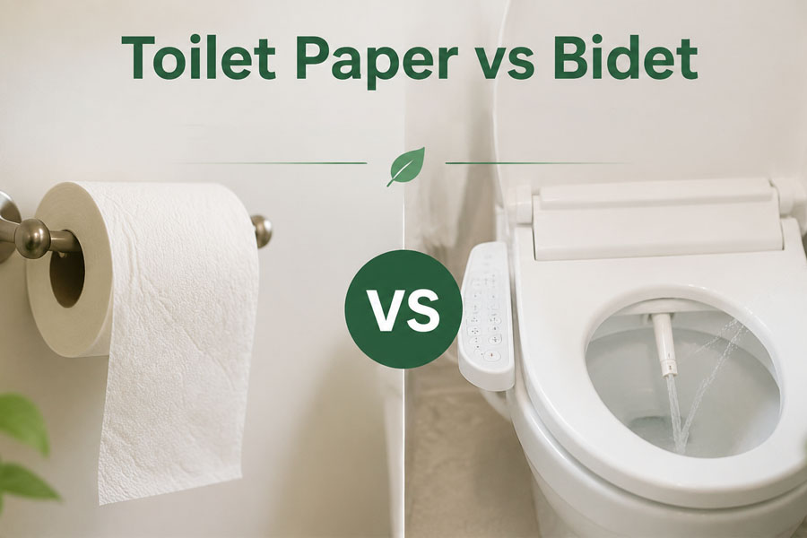 Toilet Paper vs Bidet