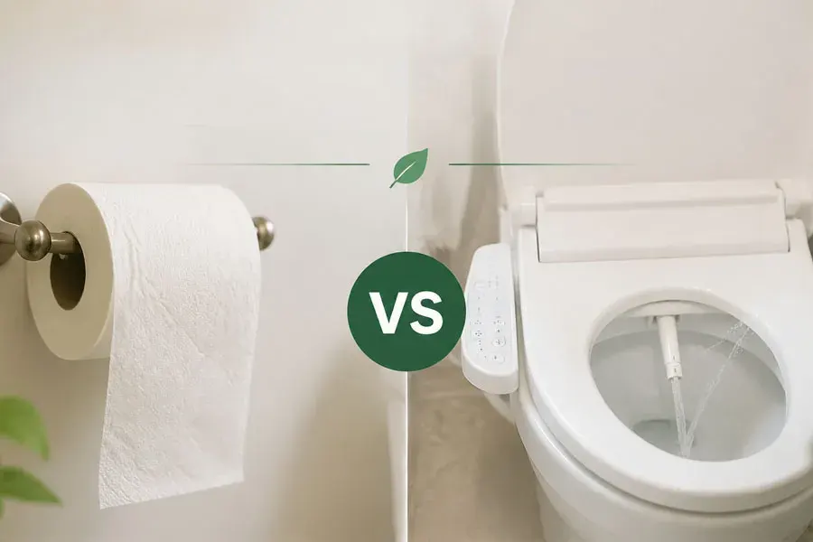 Toilet Paper vs Bidet