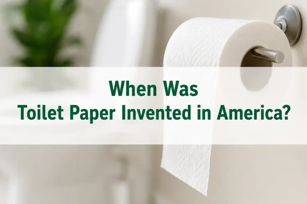 When Was Toilet Paper Invented in America