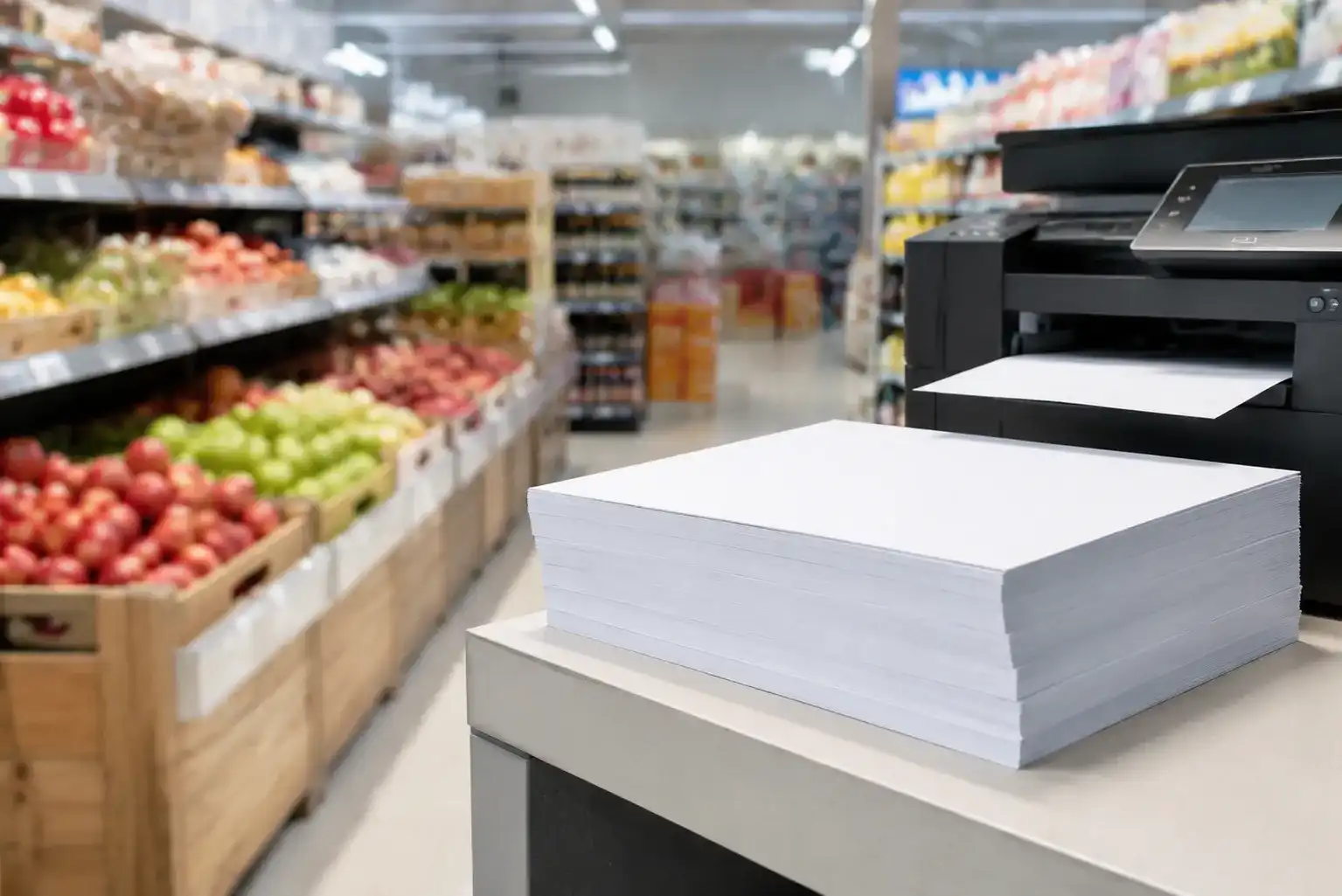 A4 Copy Paper for Different Applications Supermarkets and retail stores