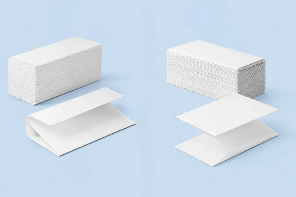 C Fold vs Z Fold Paper Hand Towels