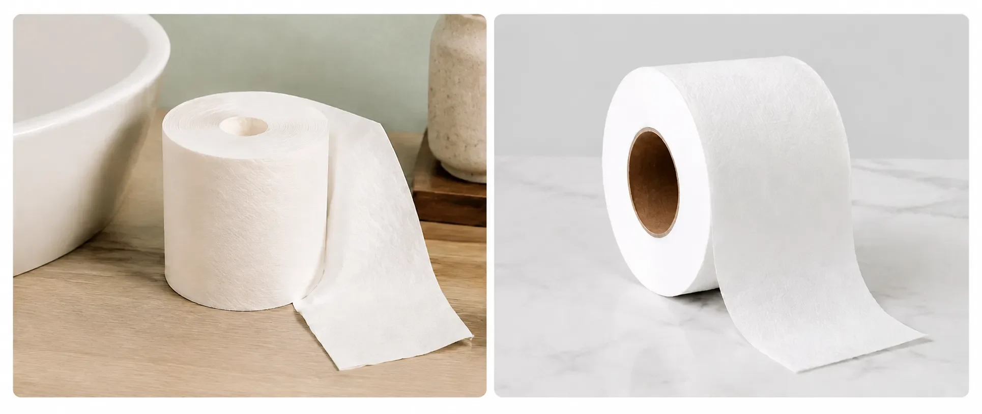 Coreless Toilet Paper vs Regular Toilet Paper