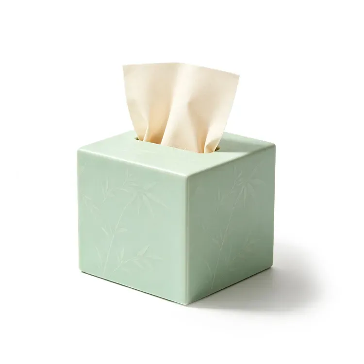 Cube Box Bamboo Facial Tissue