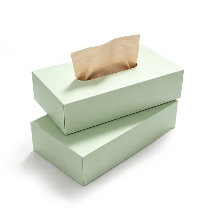 Flat Box Bamboo Facial Tissue