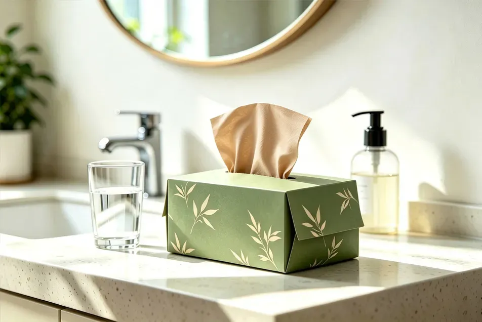 bamboo facial tissue paper box soft pack