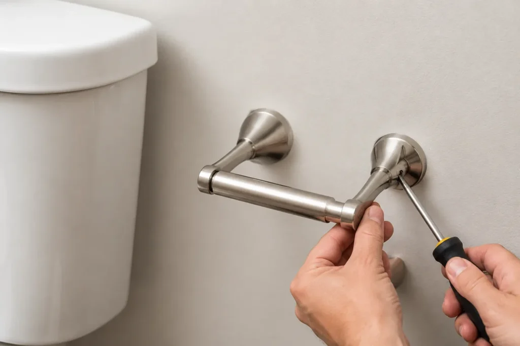 How to Replace a Toilet Paper Holder