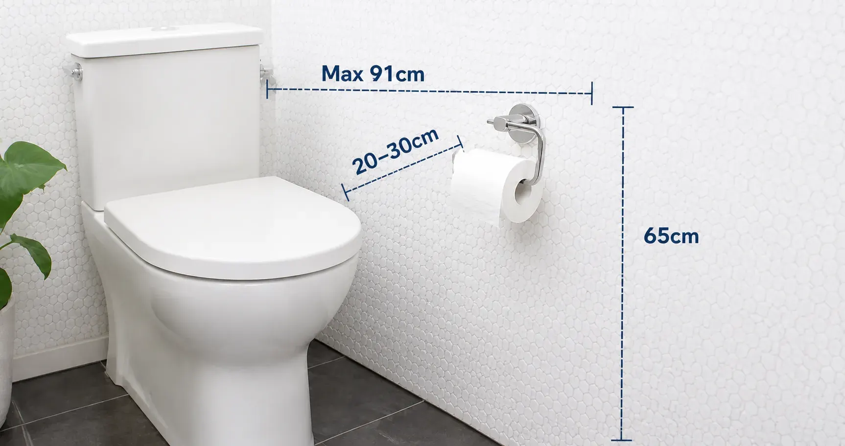 Position the New Toilet Paper Holder